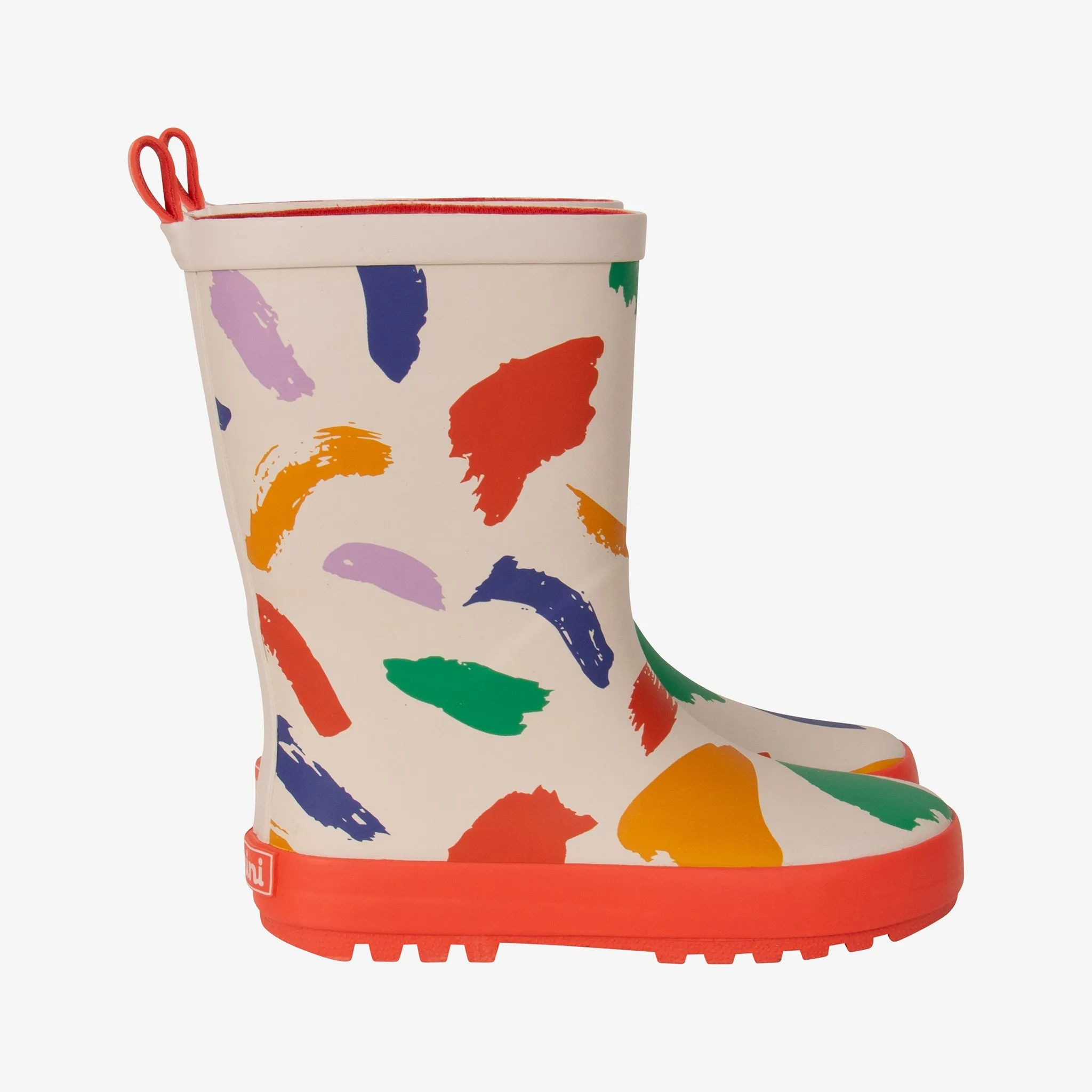 Girls' beige rainboots