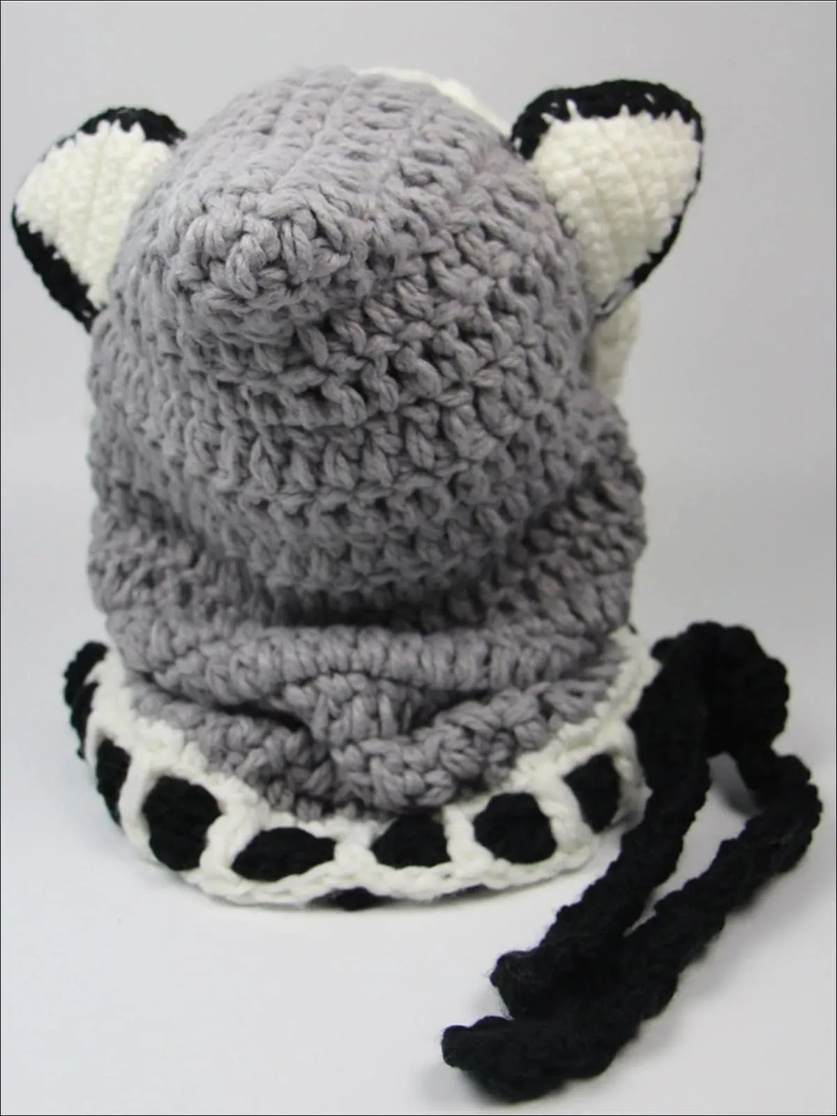 Girls Knitted Animal Ear Winter Scarf