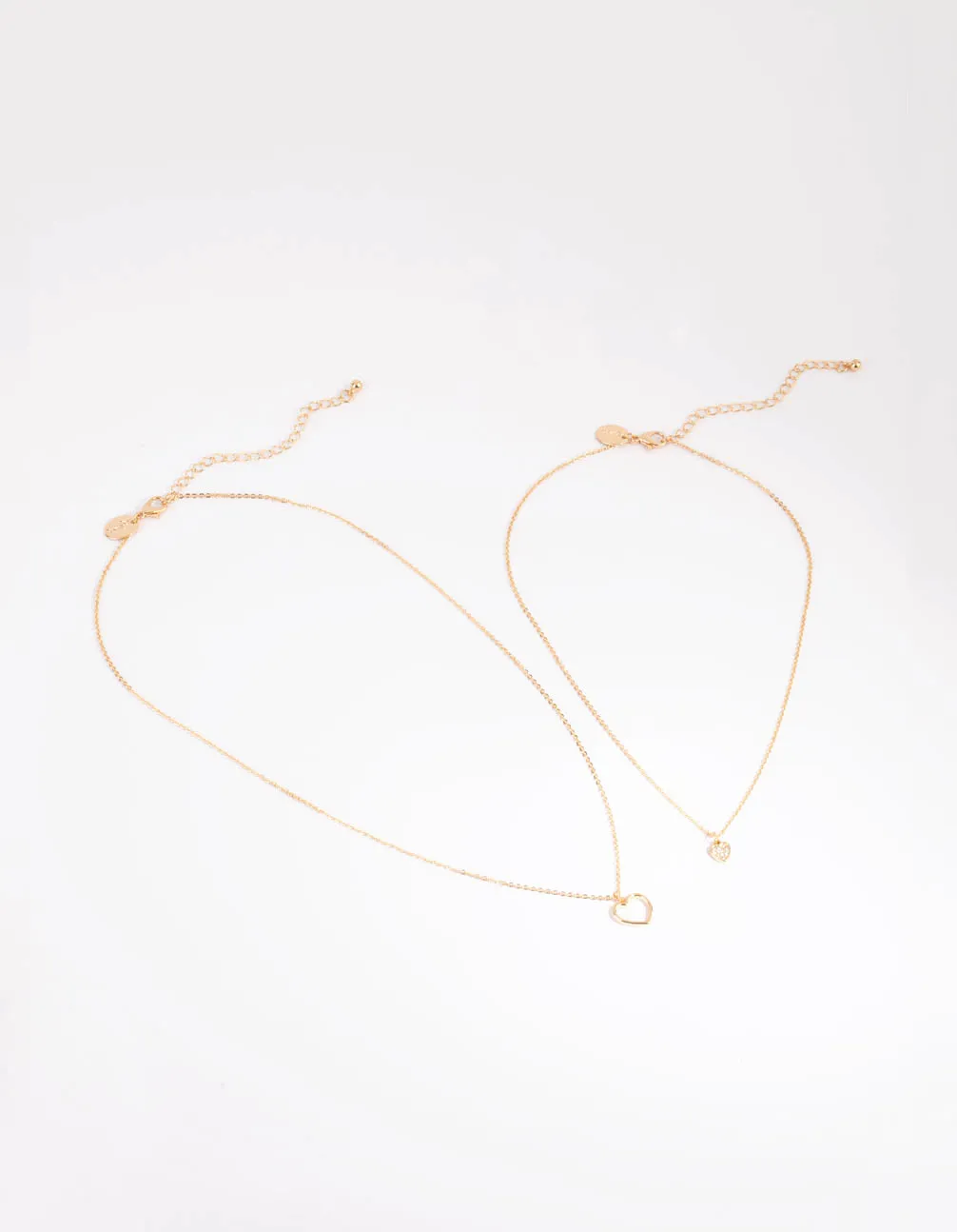 Gold Layered Heart Necklace