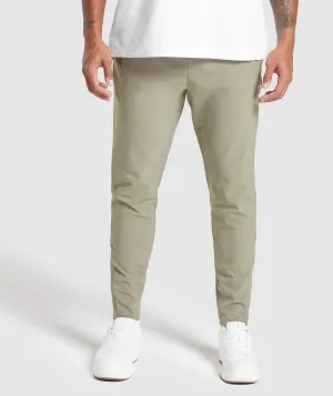 Gymshark Arrival Woven Joggers - Linen Brown