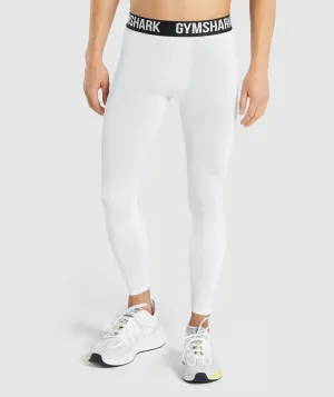 Gymshark Element Baselayer Leggings - White