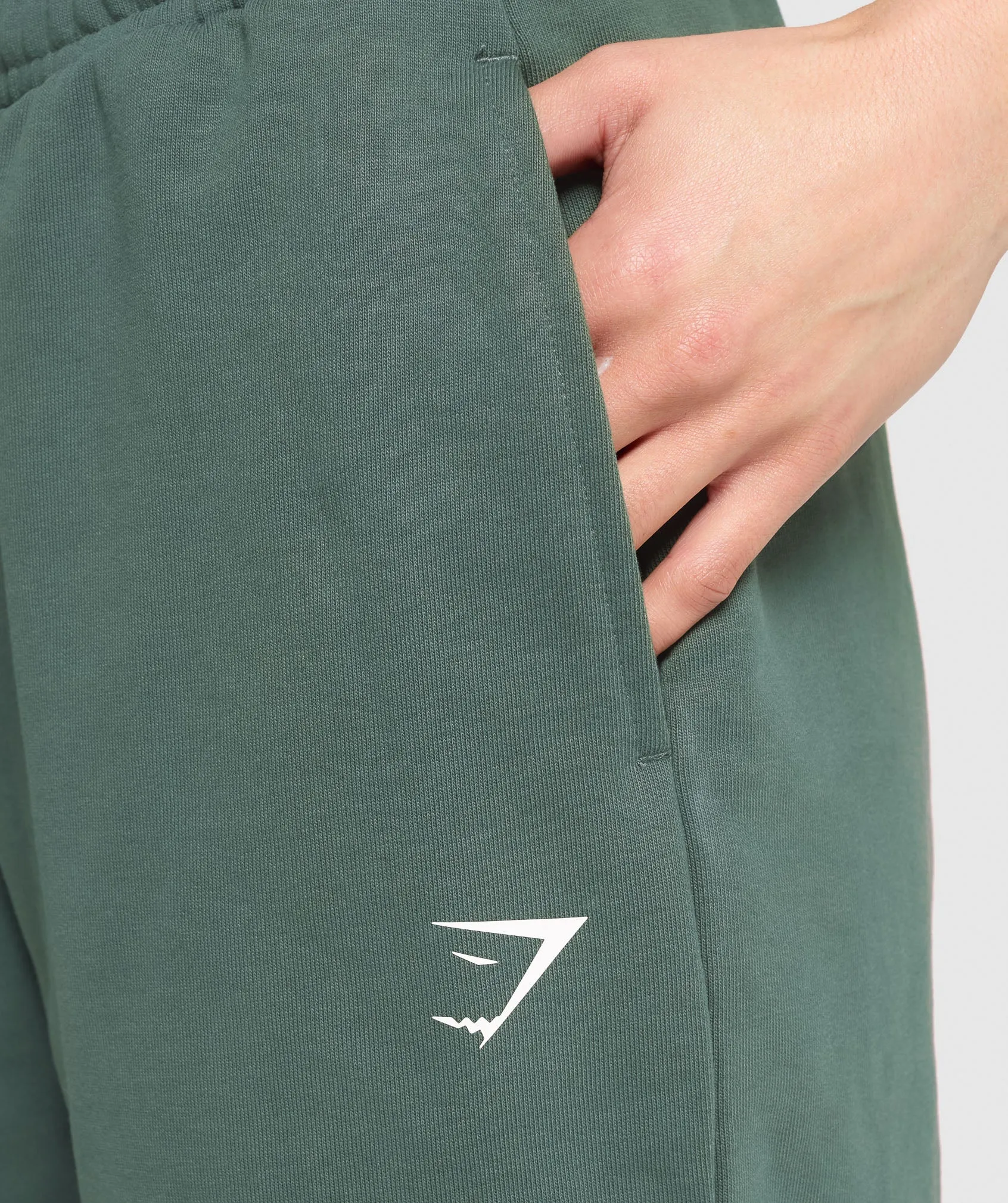 Gymshark Lifting Graphic Oversized Joggers - Slate Teal