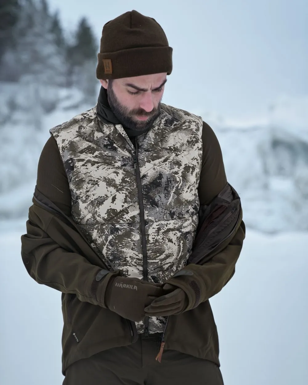 Harkila Camo HSP Insulated Waistcoat