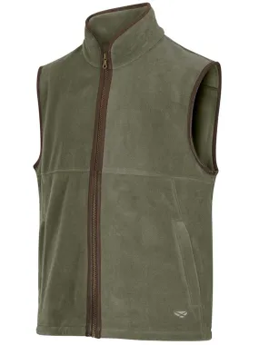 HOGGS OF FIFE Stenton Technical Fleece Gilet - Mens - Lovat Green