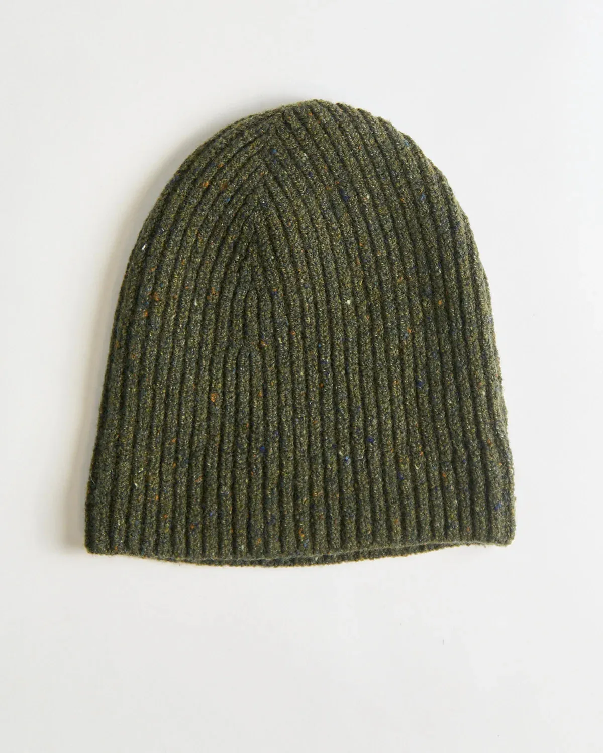 Inis Meáin Rib Wool Hat - Green