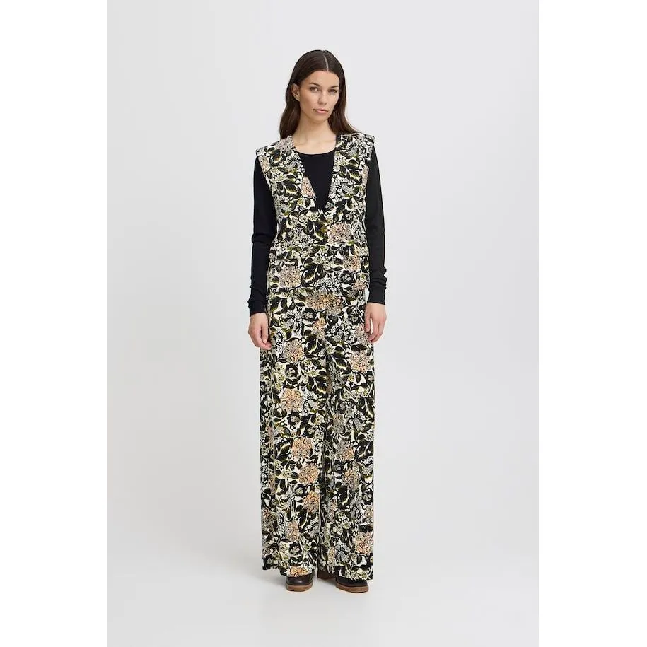 IREVELVA Floral Waistcoat Florals