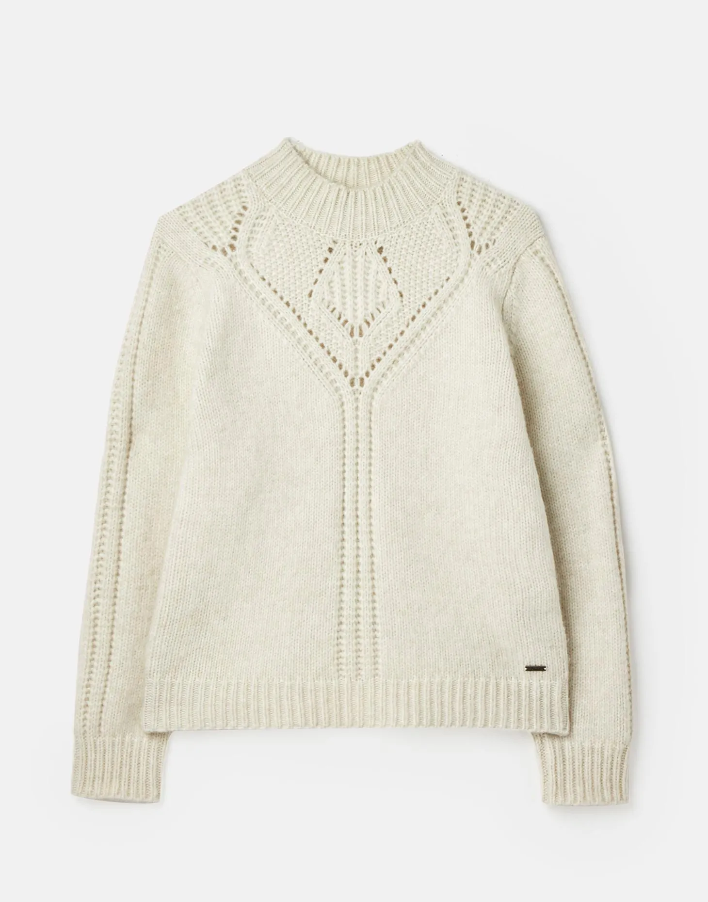 Isabella Chunky Pointelle Jumper - Deep Cream