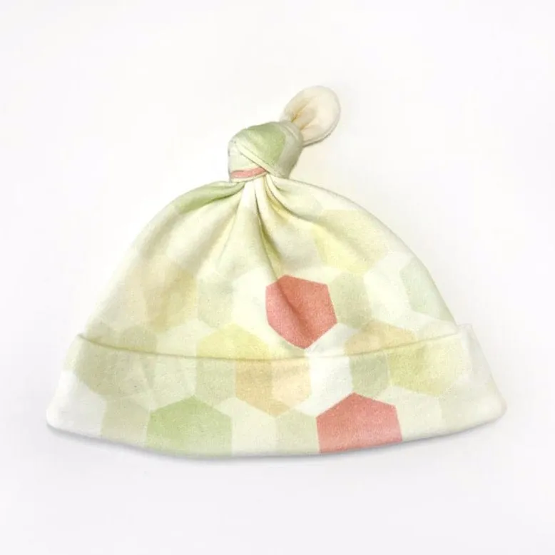 Juicy Geometric Baby Hat (0-3M) - Organic Cotton | *25% Off!*