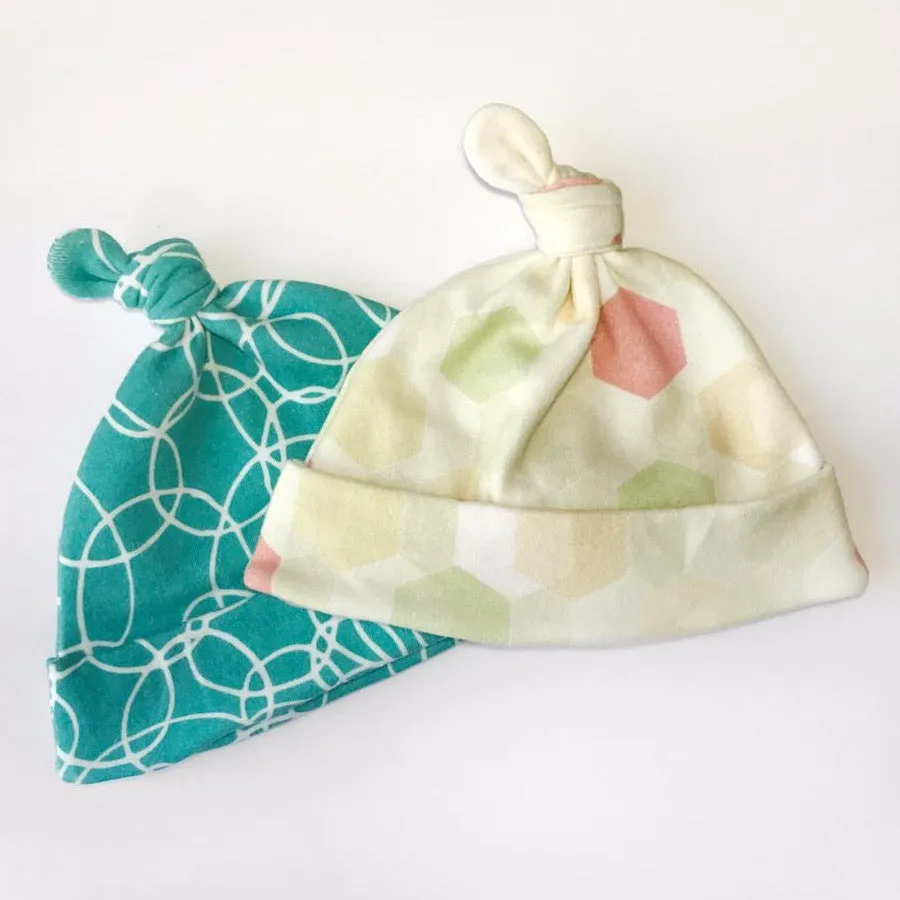 Juicy Geometric Baby Hat (0-3M) - Organic Cotton | *25% Off!*