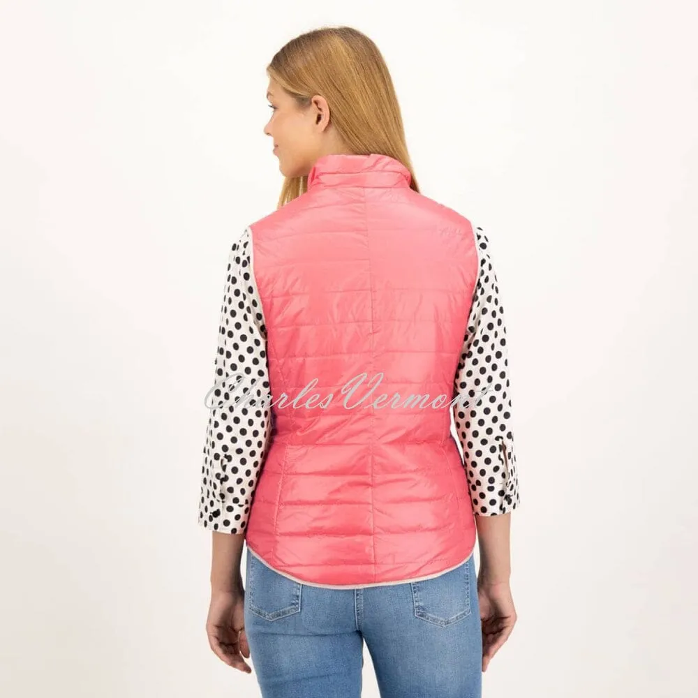 Just White Reversible Gilet Jacket - Style J1413