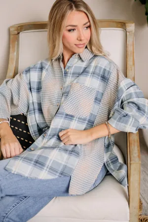 Kambrie Plaid Oversized Top