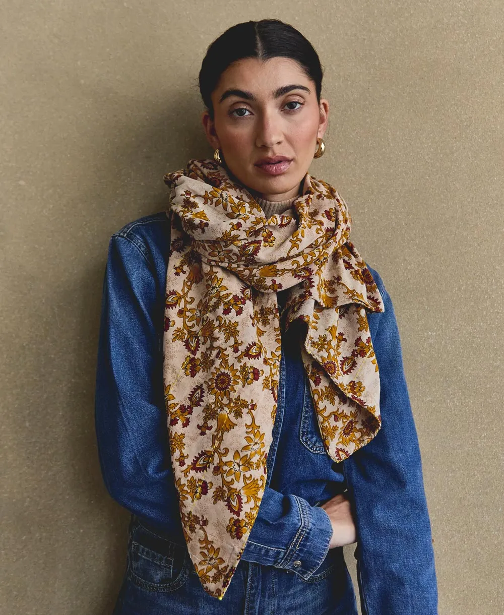 Kantha Long Scarf - No. 240104