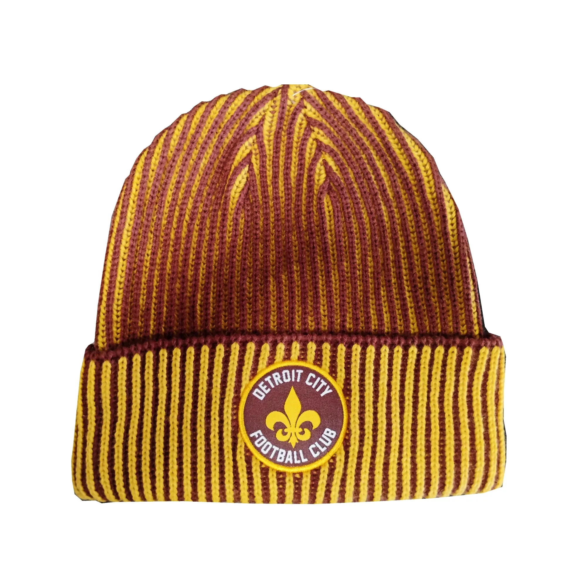 Knit Hat- Hidden Rib Beanie- Maroon