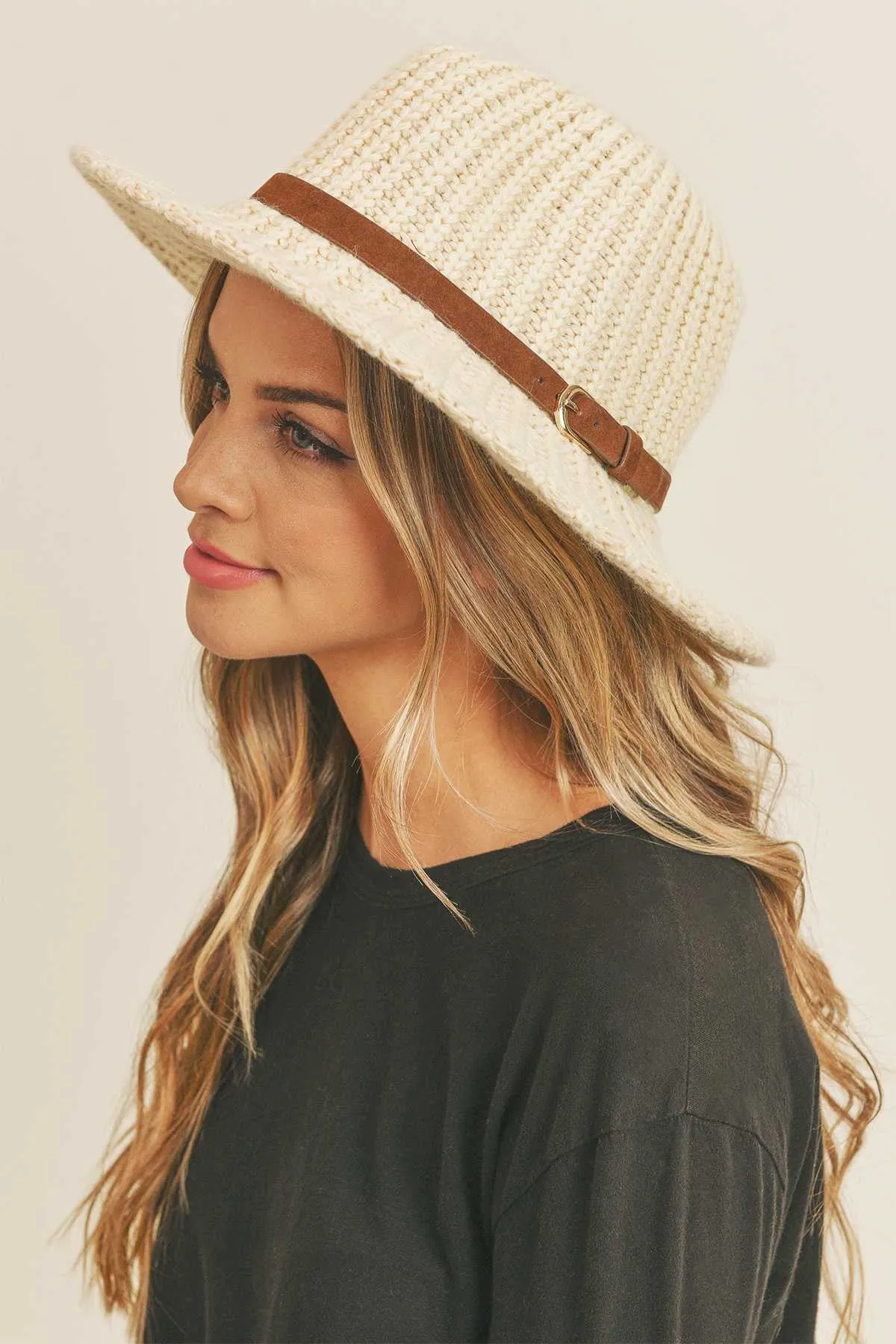 KNIT PANAMA HAT