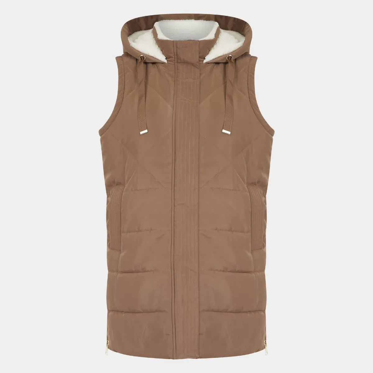 Ladies Diamond Quilted Gilet