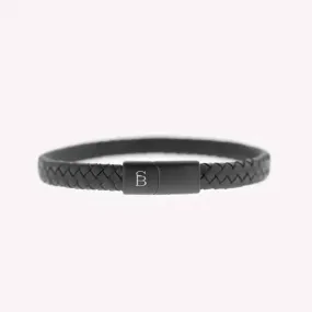 Leather Bracelet Riley - Black