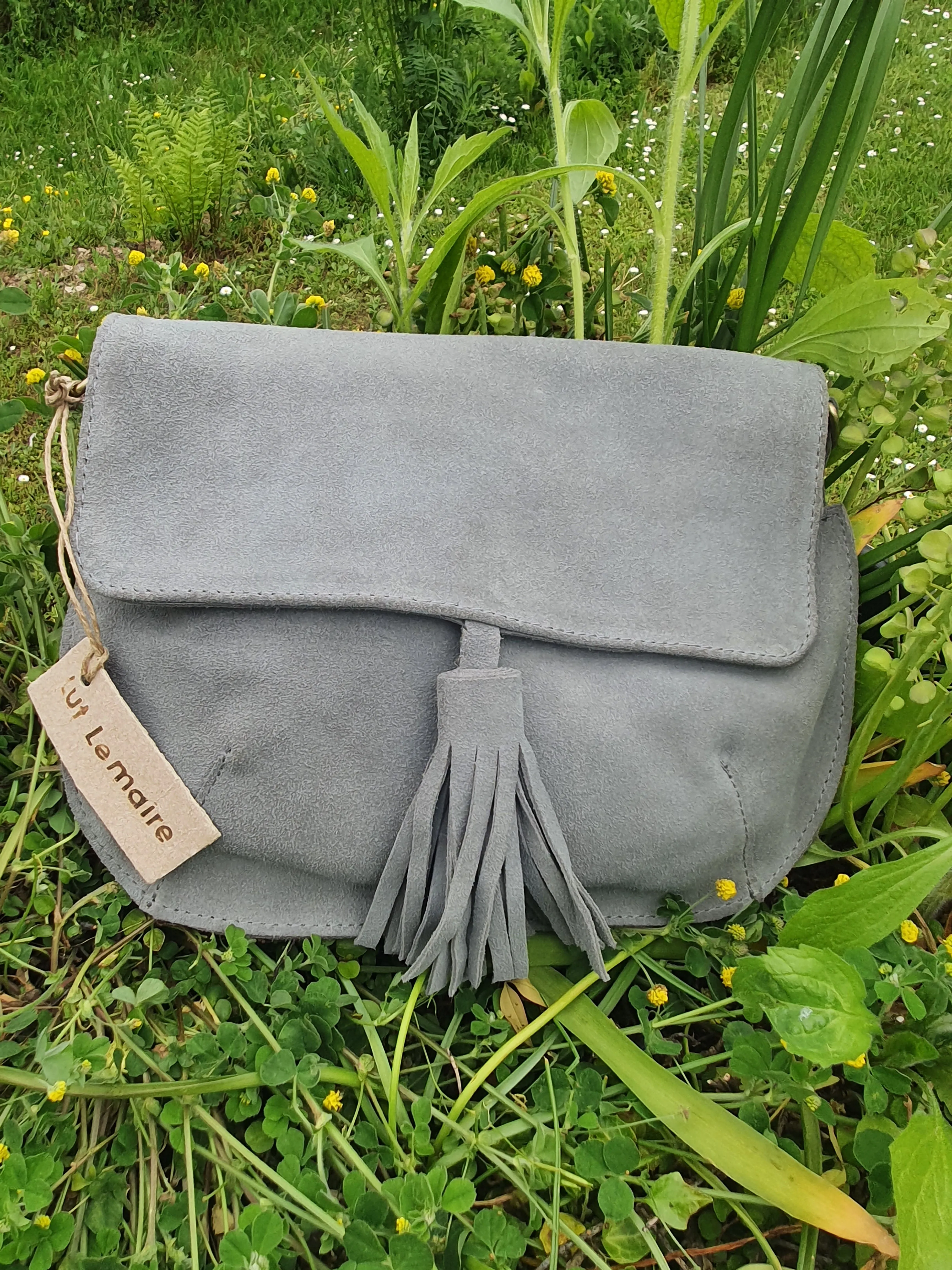 Leather pochette PAULINE