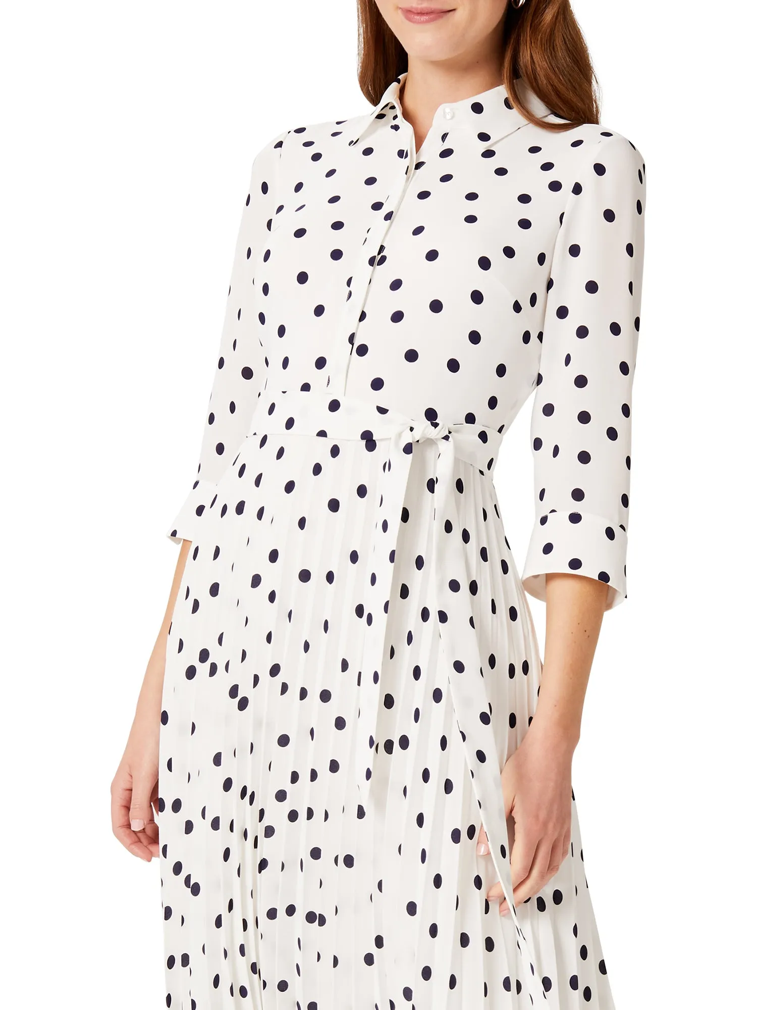 Leona Spot Midi Dress