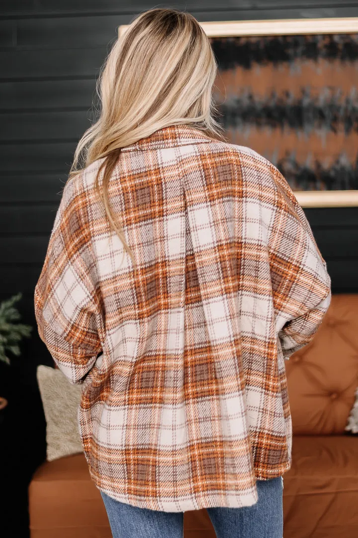 Make It Count Oversized Flannel Top