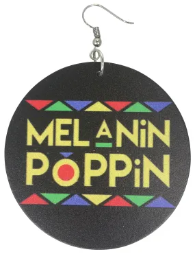 Melanin Poppin Earrings | Afrocentric Accessories | Natural Hair Jewelry