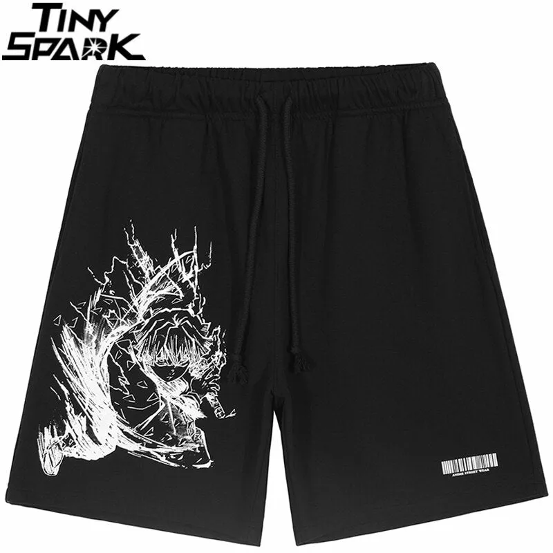 Men's Anime Streetwear Shorts