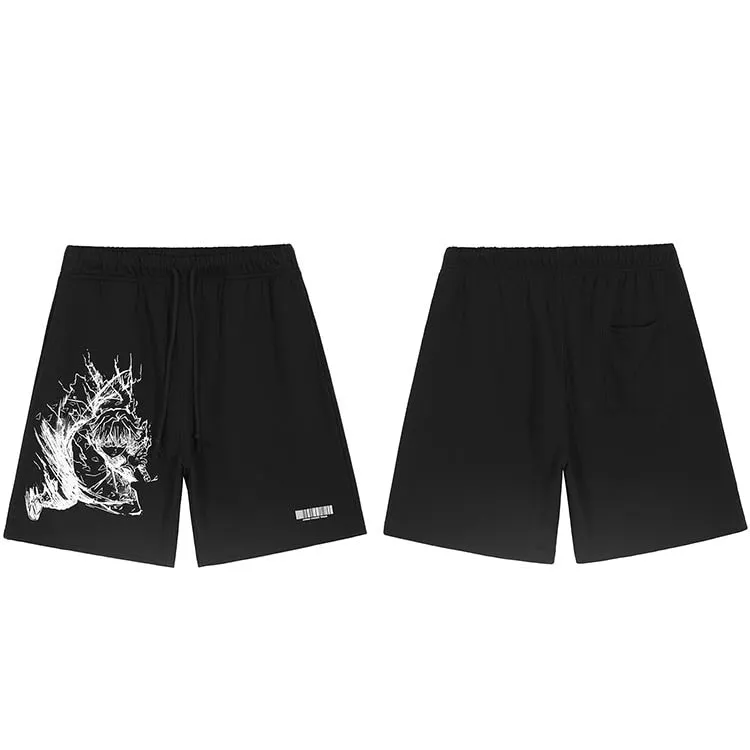 Men's Anime Streetwear Shorts