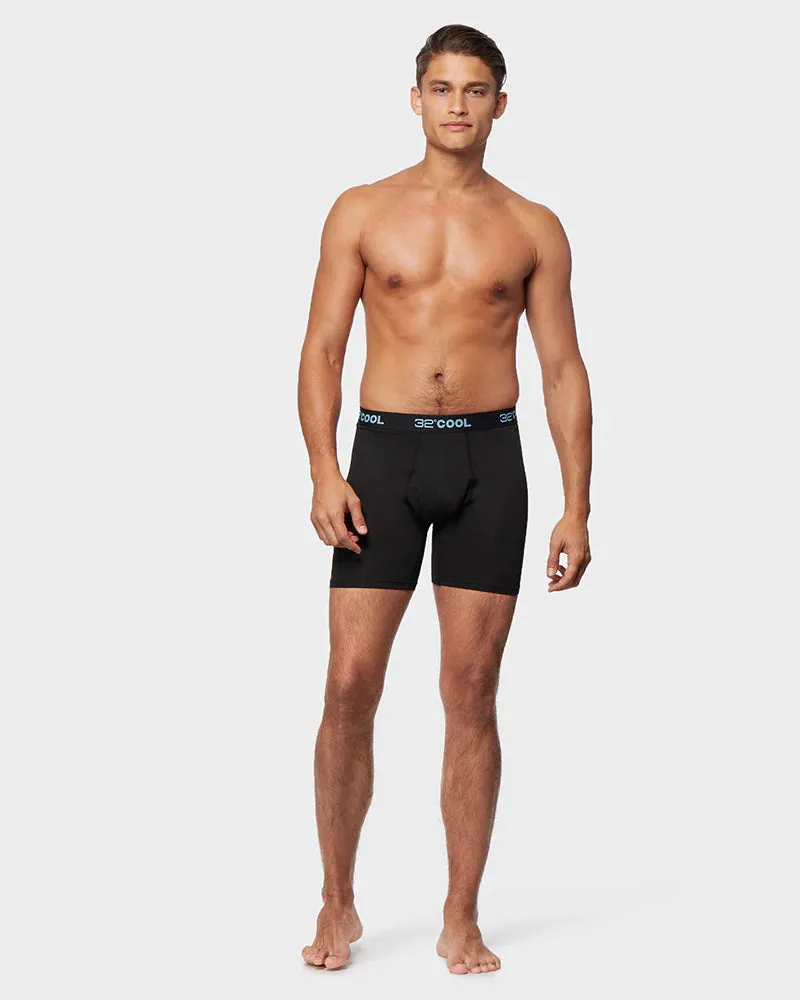 Men's Cool Boxer Briefs - Black