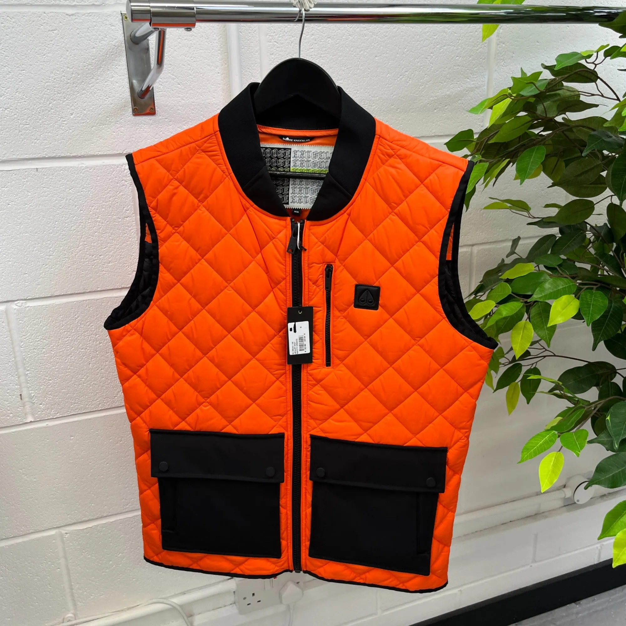 Men's Hedley Vest Gilet Orange Size M