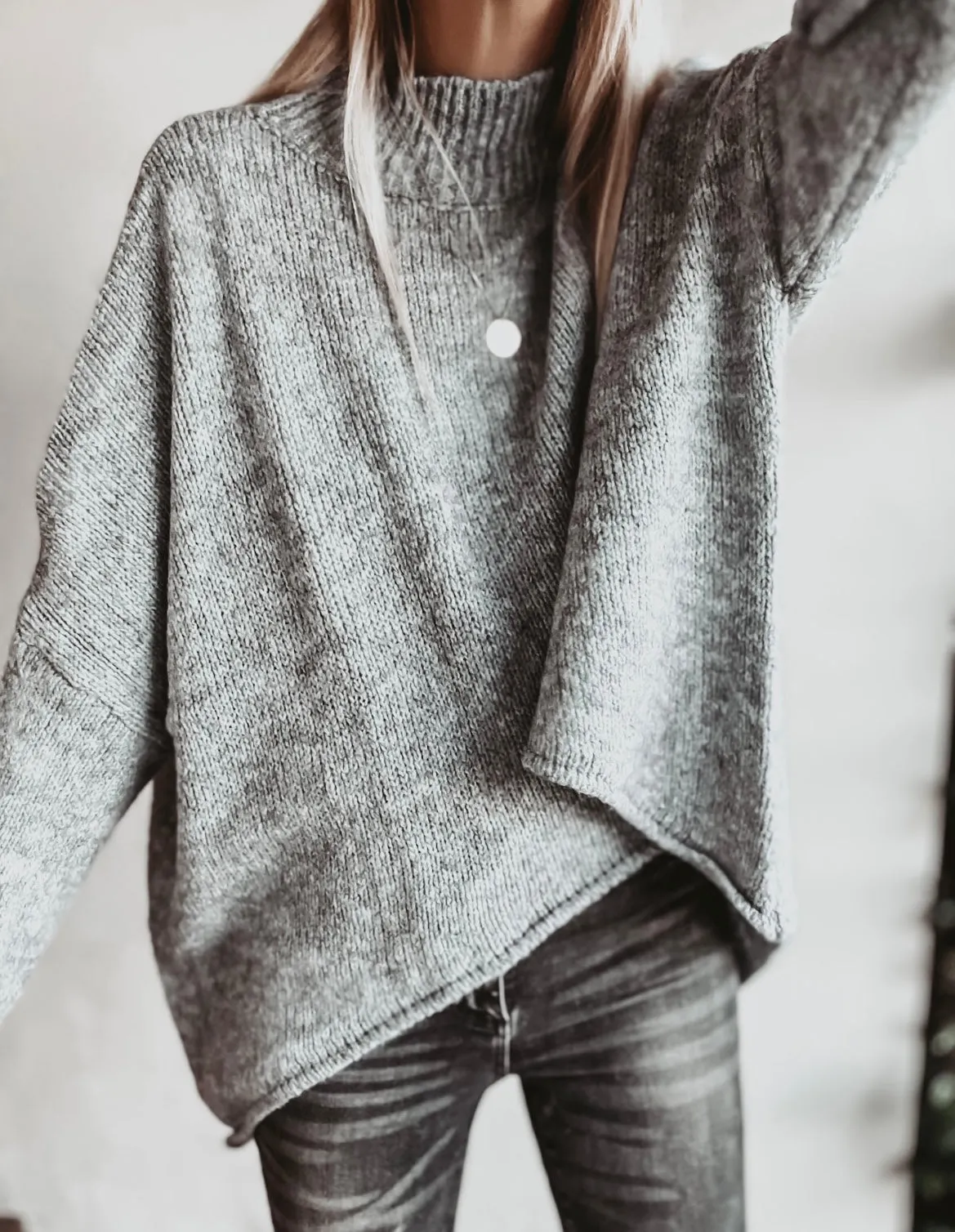 Milano GREY HIGH NECK jumper *NEW*