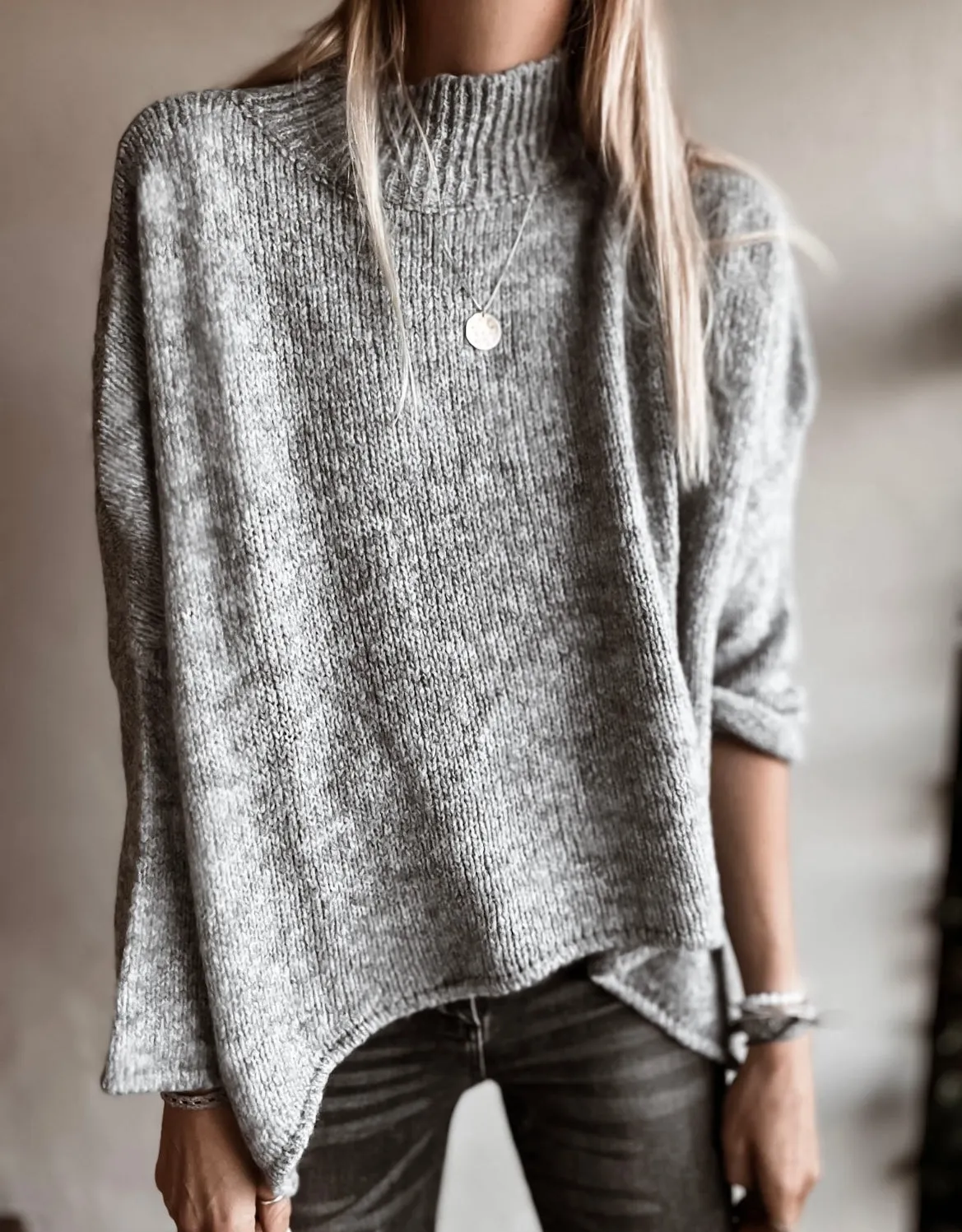 Milano GREY HIGH NECK jumper *NEW*