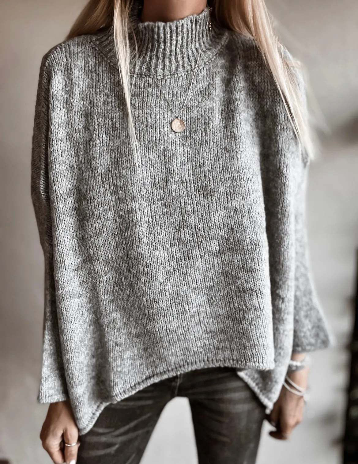 Milano GREY HIGH NECK jumper *NEW*