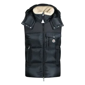 Moncler Oust Down Gilet Navy