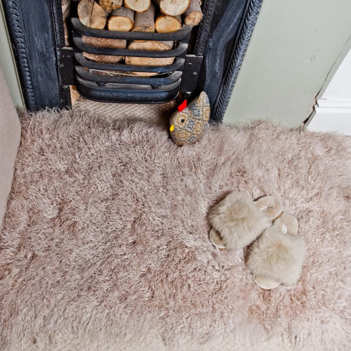 Mongolian Sheepskin Rug