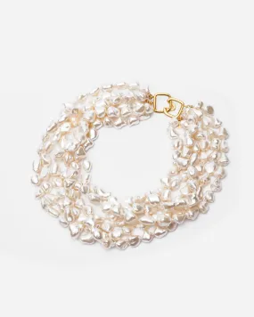 Multi Strand Pearl Necklace