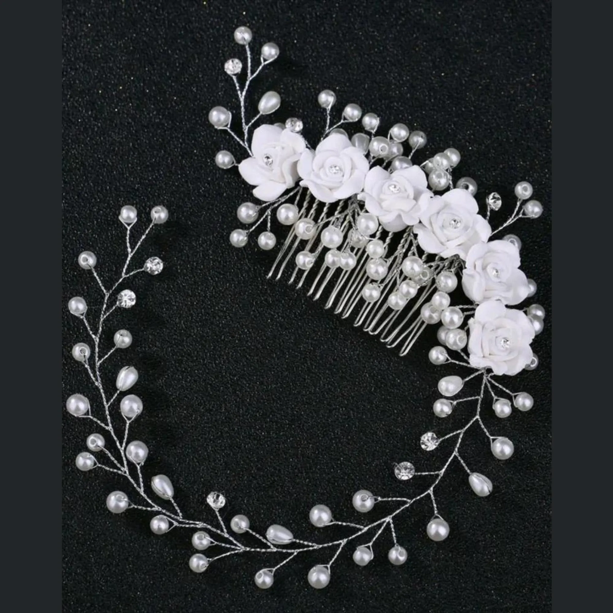 New Fashion Lengthen Flower Hair Jewelry Wedding Hair Accessories