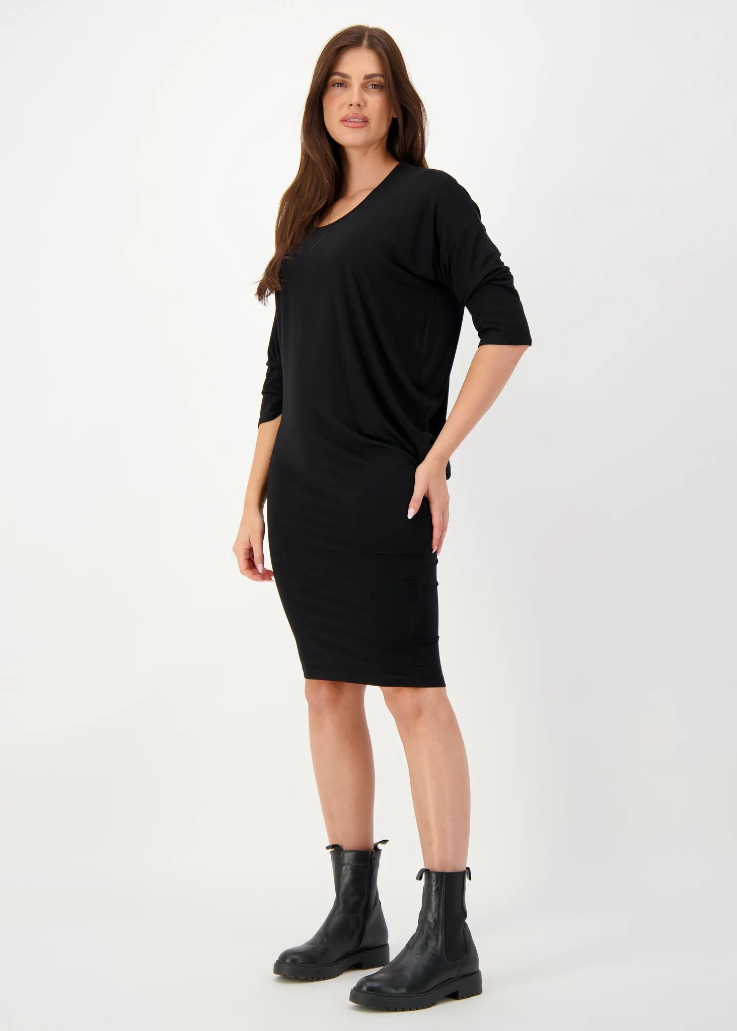 Nora Long Sleeve Bamboo T-Shirt Dress