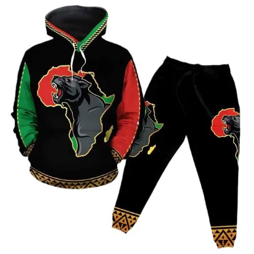 Panther Africa All-over Hoodie And Joggers Set