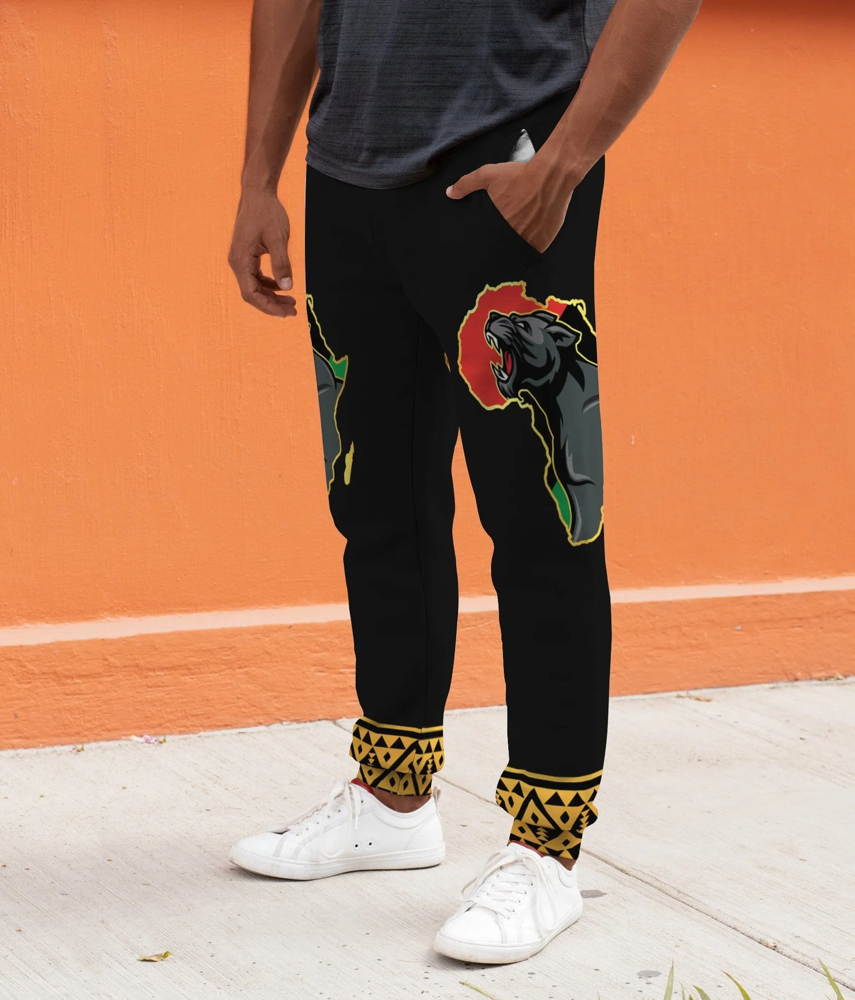 Panther Africa All-over Hoodie And Joggers Set