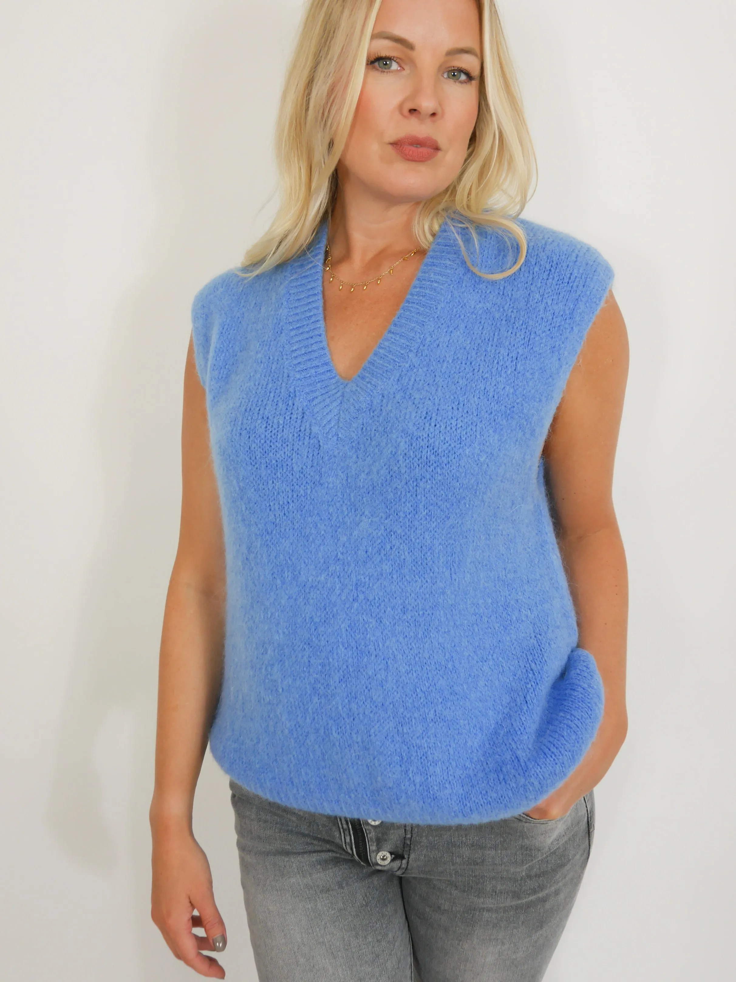 Pippa Knit Cornflower Blue