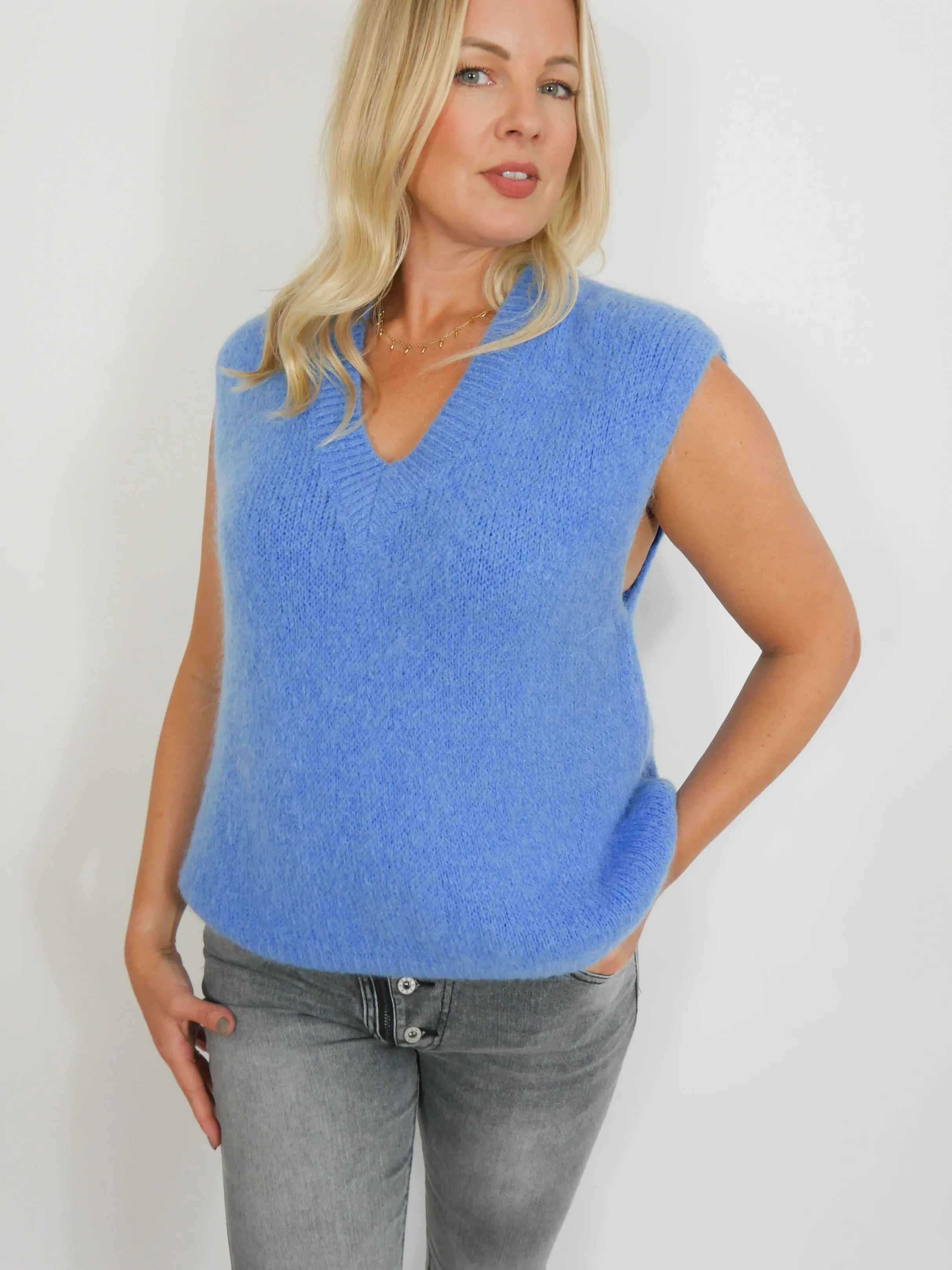 Pippa Knit Cornflower Blue