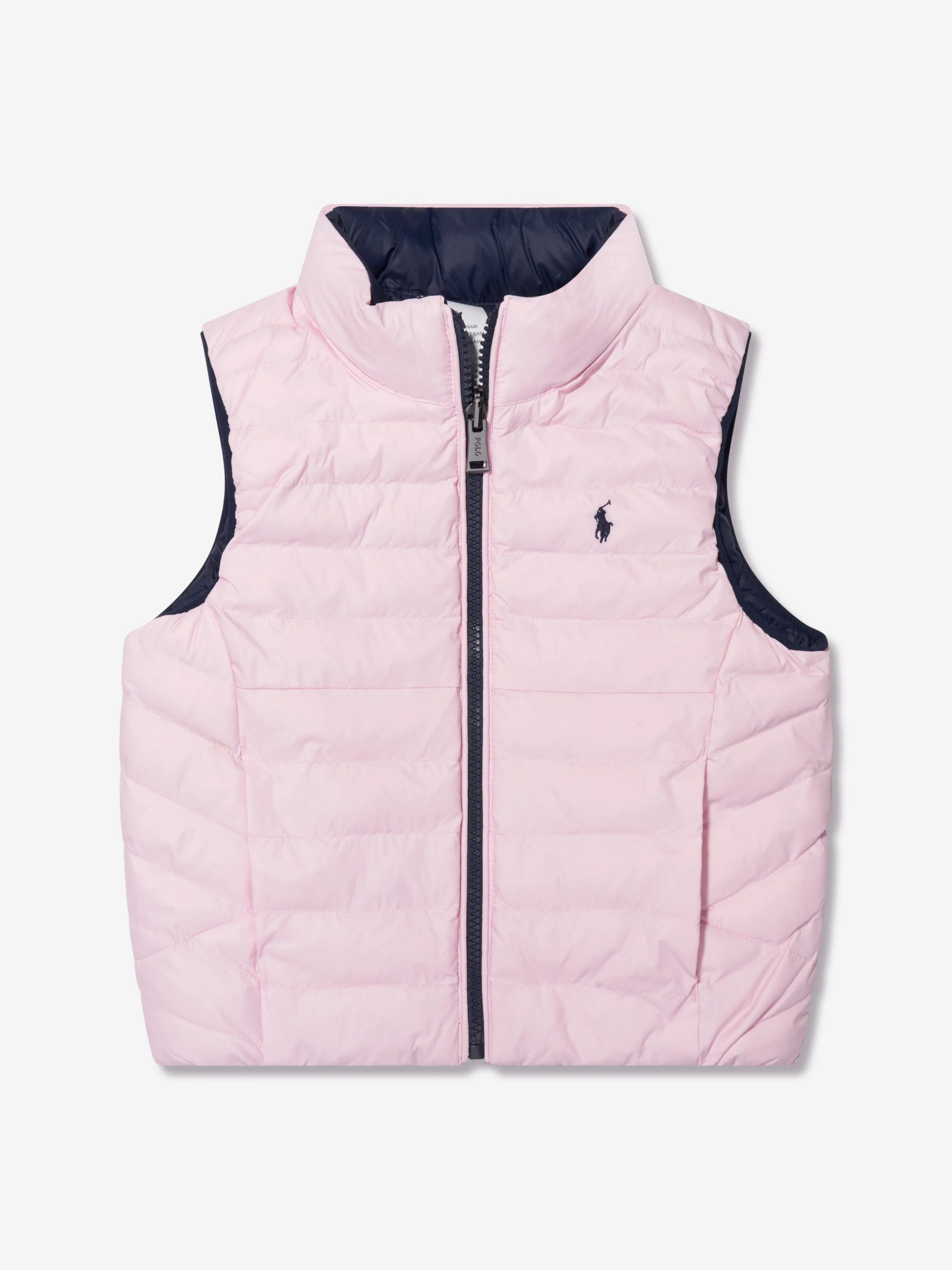 Ralph Lauren Girls Reversible Gilet in Navy