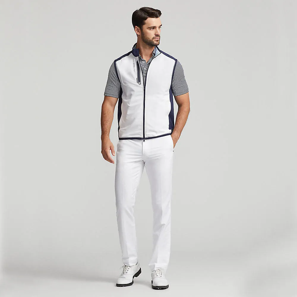 RLX Ralph Lauren Tech Terry Golf Vest - White/Navy