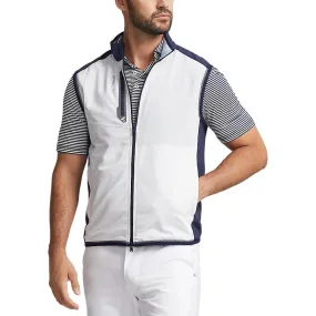 RLX Ralph Lauren Tech Terry Golf Vest - White/Navy