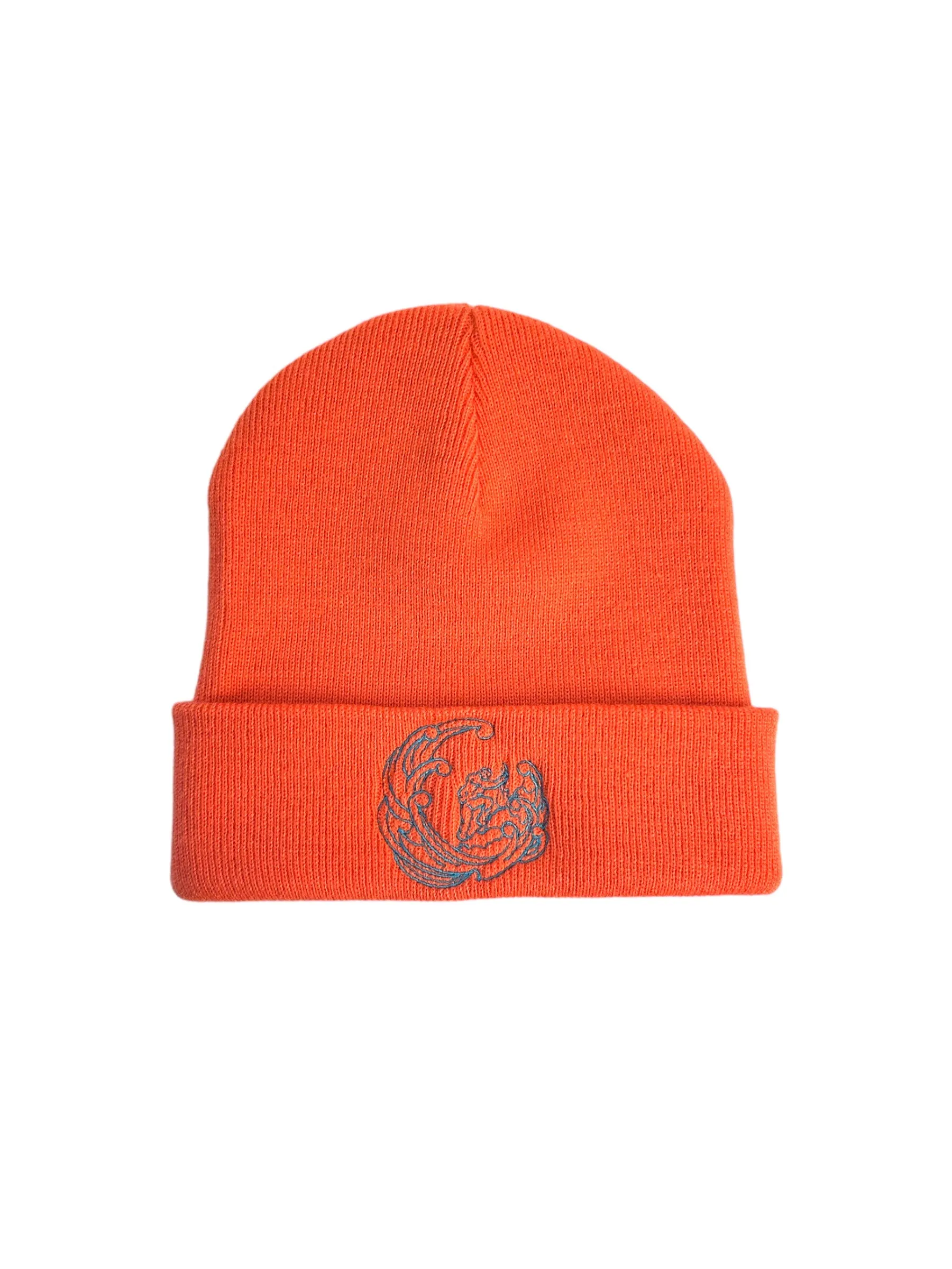 Rock2Recovery Wave Beanie Hat - Coral