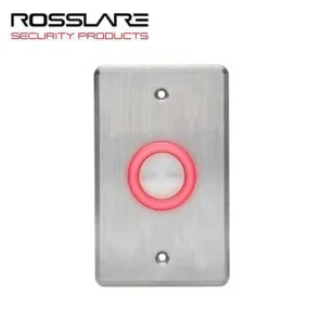 Rosslare - EX06OO -  Request To Exit Button w/Toggle - No Print - Analog Piezo- 10-24 VDC