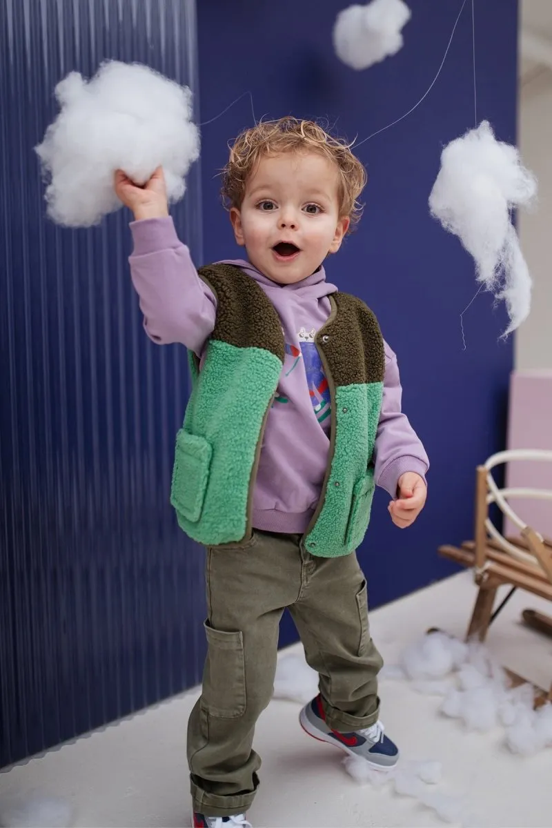 Rox Teddy Gilet Groen