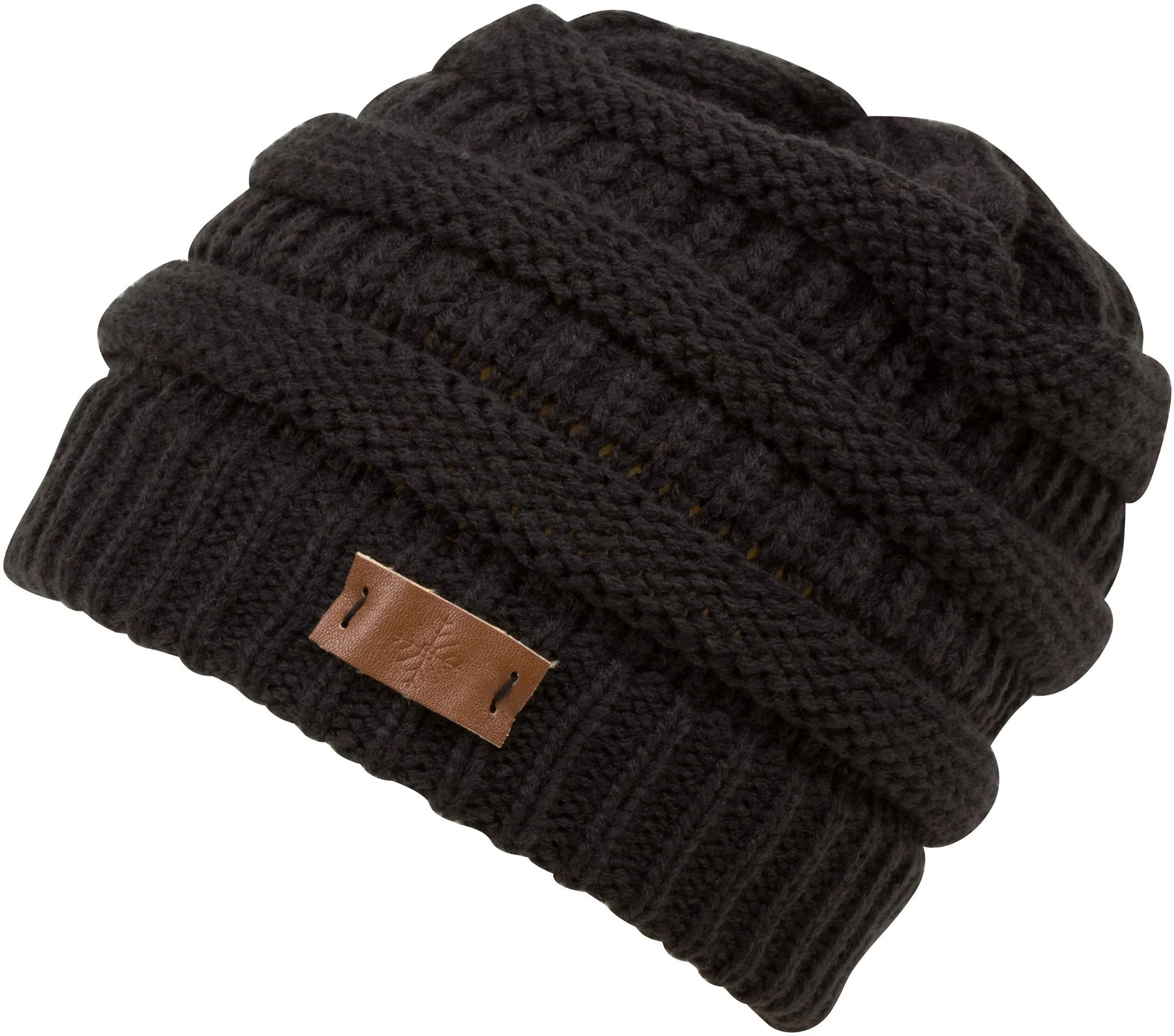 Sakkas Beehive Cable Knit Modern Beanie