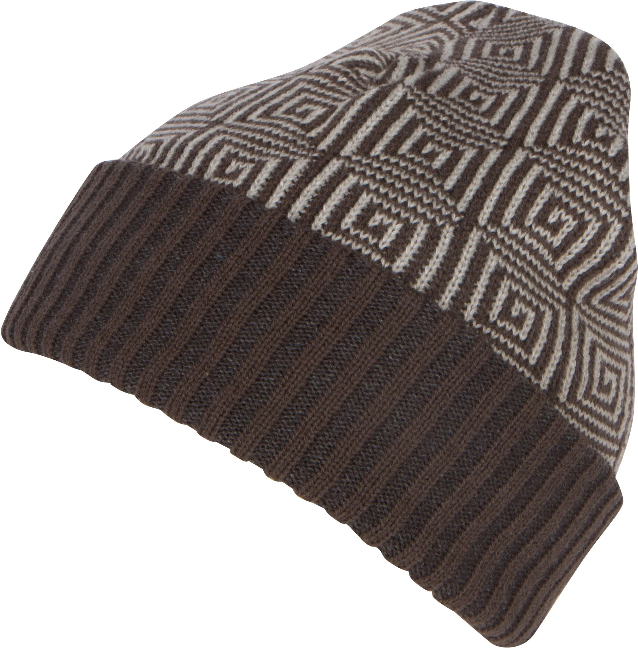 Sakkas Lucien Pattern Knit Cap Beanie Hat Warm Light Unisex