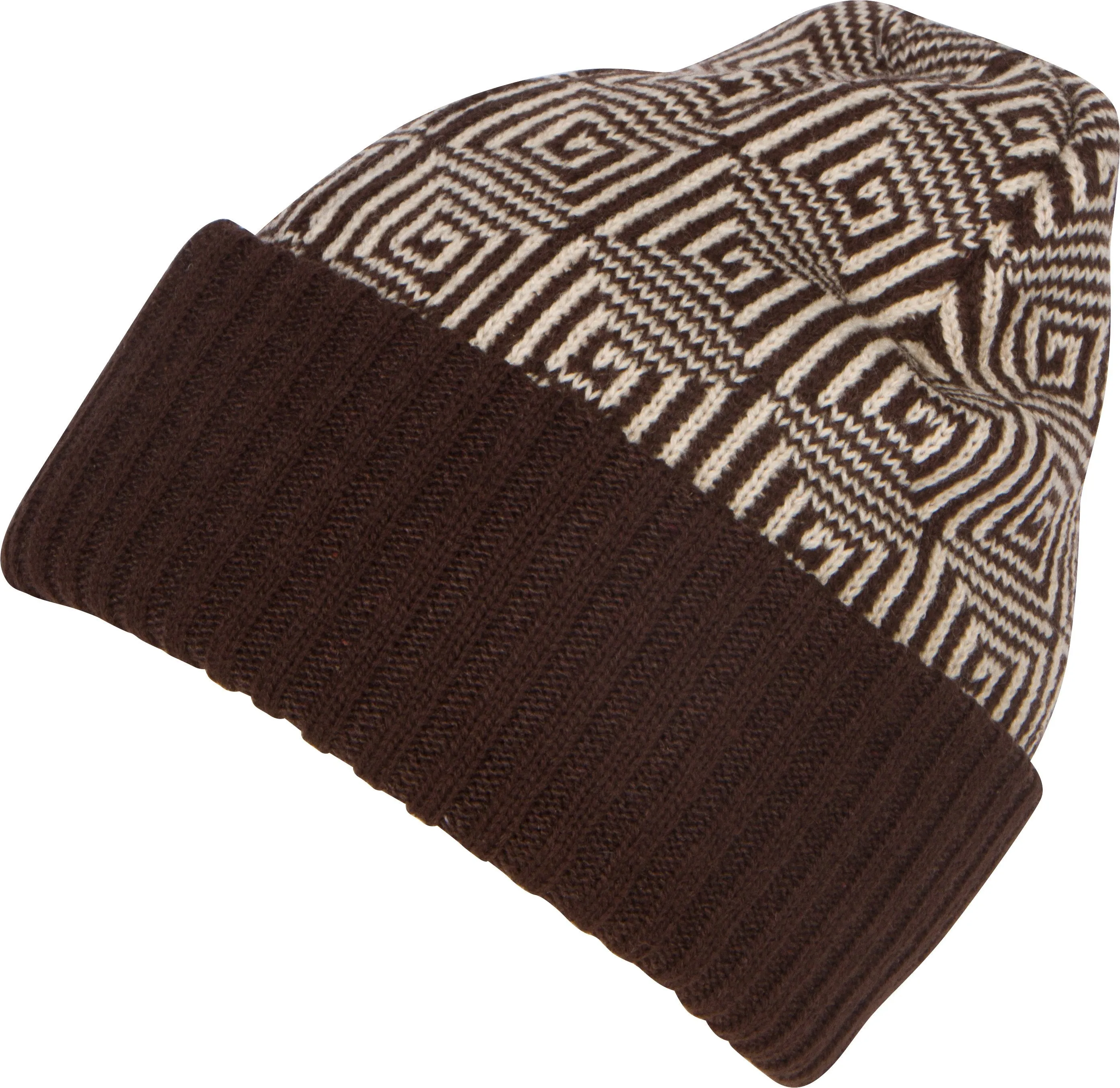 Sakkas Lucien Pattern Knit Cap Beanie Hat Warm Light Unisex