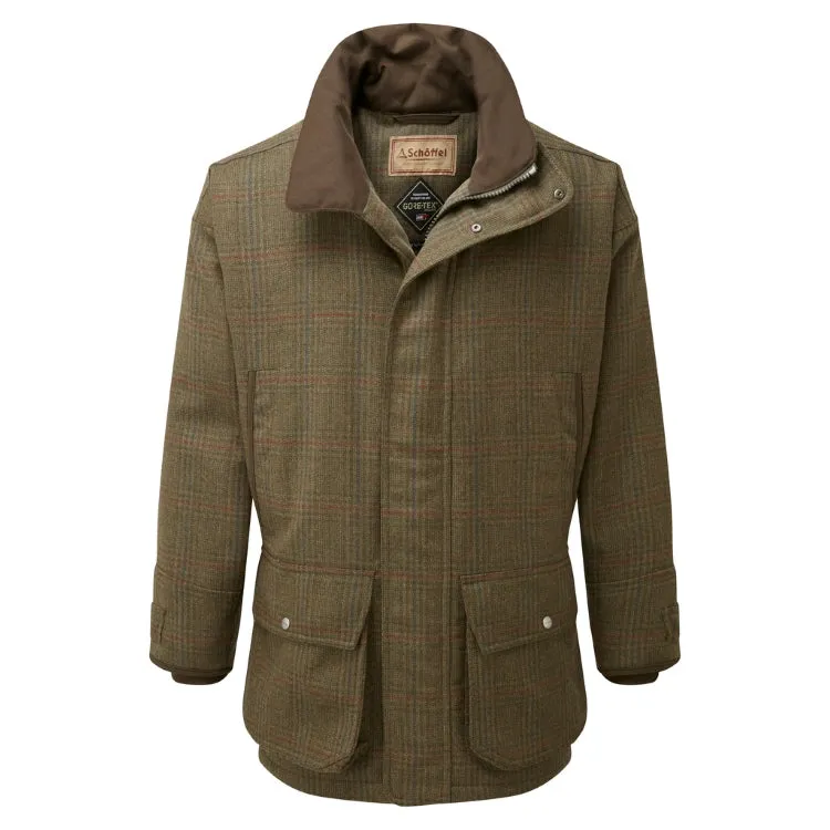 Schoffel Mens Ptarmigan Tweed Shooting Coat - Buckingham Tweed